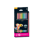 COLOR PRISMACOLOR X 12 PASTEL CAJA NEGRA