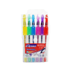 BOLIGRAFO GIPAO MIRELLADO Y NEON X 6 GEL (GP-103)(GP-100)