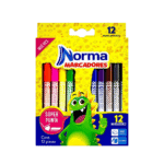 MARCADOR NORMA LAVABLE X 12 UNIPUNTA (544608)