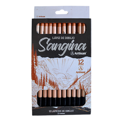 LAPIZ ARTISAN SANGUINA ARTISTICO CAJA X12