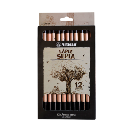 LAPIZ ARTISAN SEPIA ARTISTICO XCAJA-12 UNIDADES