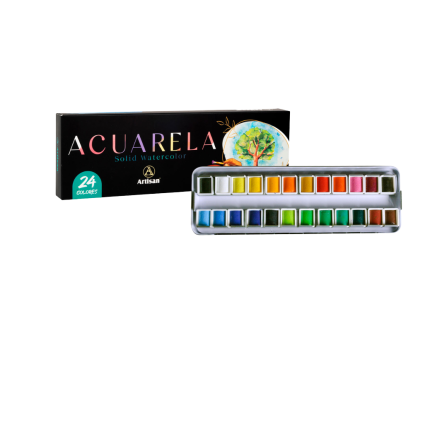 ACUARELA ARTISAN X 24 COLORES