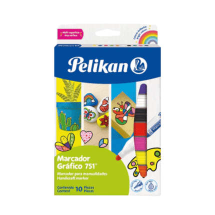 MARCADOR PELIKAN 751 GRAFICO X 10