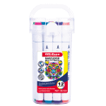 MARCADOR X 12 OFFI-ESCO MULTITRAZO PERMANENTE COLORES (OE-525-12)
