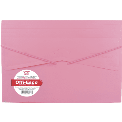 CARPETA OFFI-ESCO FUELLE PLASTICA (OE-812)