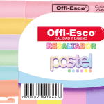 RESALTADOR OFFI-ESCO x 6 PASTEL SURTIDO (OE-532P)