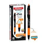 BOLIGRAFO OFFI-ESCO 0.7MM  (OE-055F)  RETRACTIL SEMI GEL NEGRO PRESENTACION