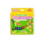 PLASTILINA PARCHESITOS JUMBO X10 CORTA