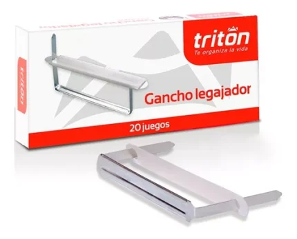 GANCHO LEGAJADOR TRITON METÁLICO X 20