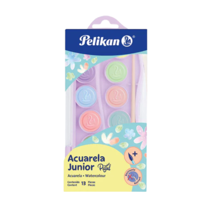 ACUARELA PELIKAN X 12 COLORES PASTEL