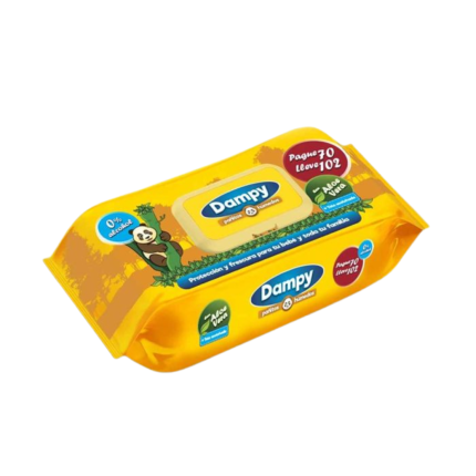PAÑITOS DAMPY HUMEDOS X 70 LLEVE 102