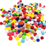 POMPONES PEQUEÑOS (2.5CM) X 24 SURTIDO.