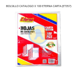BOLSILLO CATALOGO X 100 ETERNA CARTA (ET357) TENP(1309)