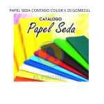 PAPEL SEDA CONTADO COLOR X 20 GOMEZUL
