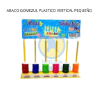 ABACO GOMEZUL PLASTICO VERTICAL PEQUEÑO