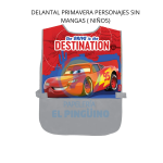 DELANTAL PRIMAVERA PERSONAJES SIN MANGAS (NIÑOS)