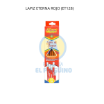 LAPIZ ETERNA ROJO (ET128)